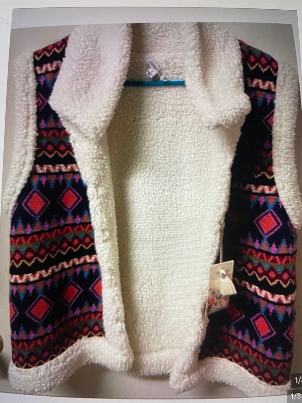 Johnny Was Sherpa Vest